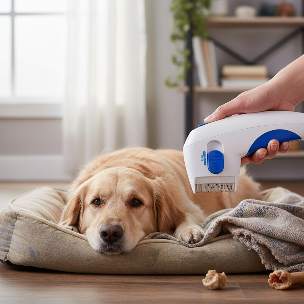 Electric Flea and Tick Remover for Pets