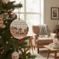 Nativity Music Sheet Ornaments - Holiday Carol Set