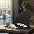Women's Satin Lined Beanie - Winter Hat for Hair Protection