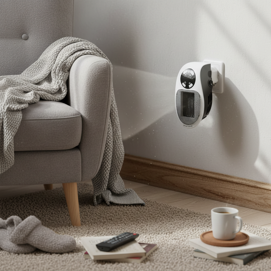 500W Mini Portable Electric Heater by AtlasBay
