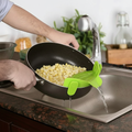 Clip-On Pasta Strainer for Any Pot