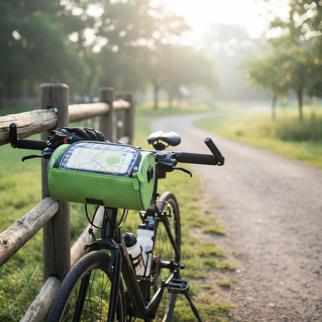 Bike Bag with Touchscreen Phone Pocket