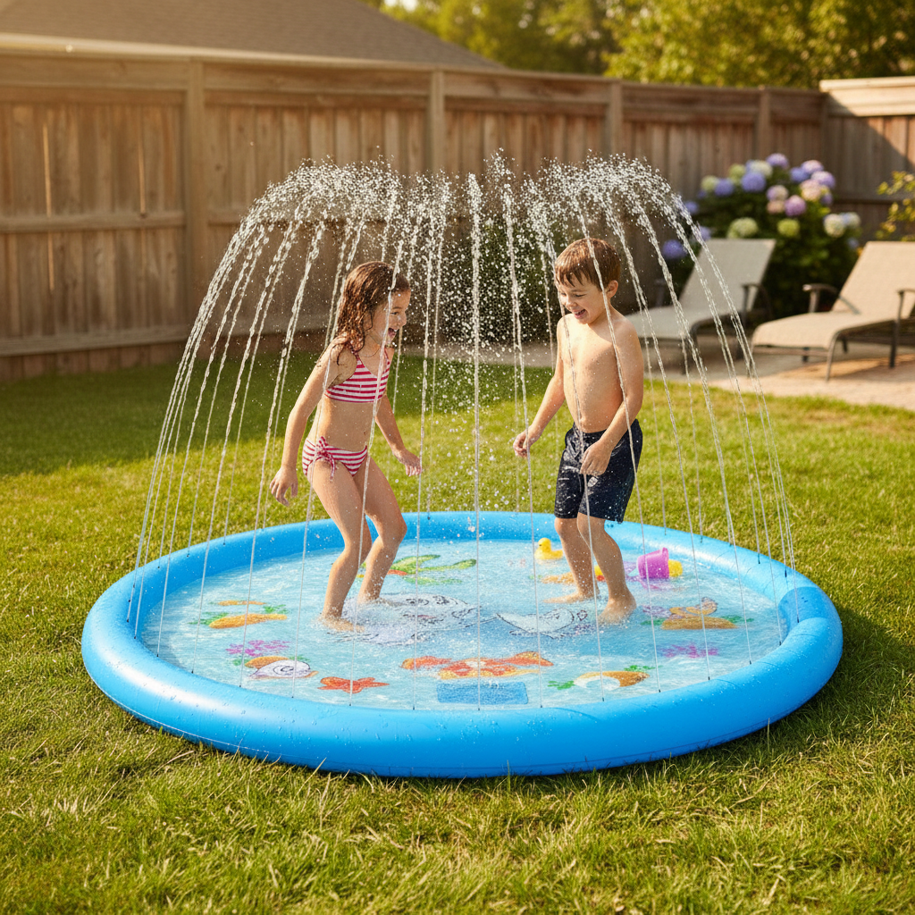 68" Sprinkler Splash Pad for Kids