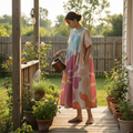 Floral Cotton Dress - Casual & Elegant