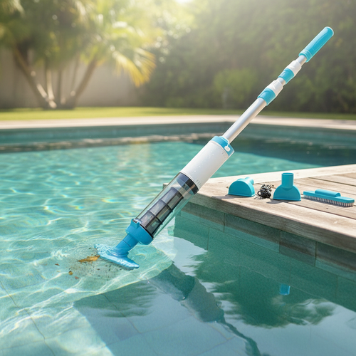 3-in-1 Cordless Pool Vacuum Cleaner with Rechargeable Battery