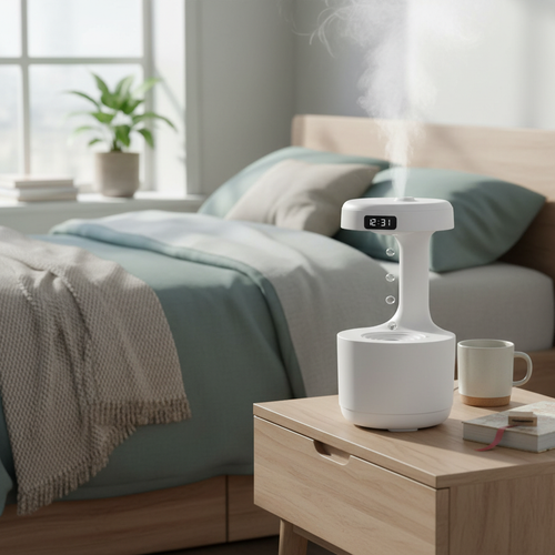 Anti Gravity Humidifier - Floating Ultrasonic Mist Maker