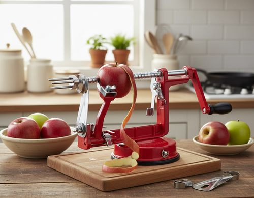 Apple Peeler Corer & Slicer - 3-in-1 Kitchen Tool