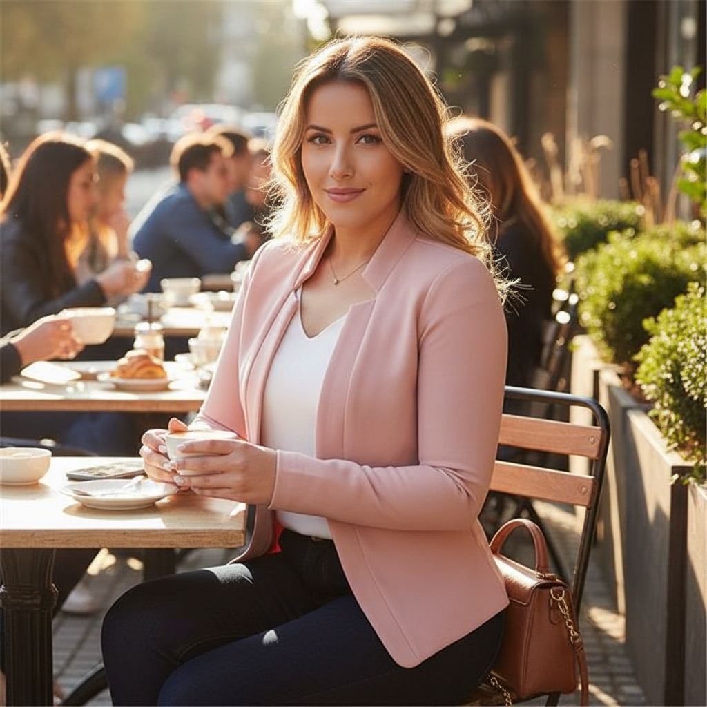 Women's Short Jacket - Classic Elegant Blazer