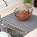Silicone Dish Drying Mat for Kitchen Countertops