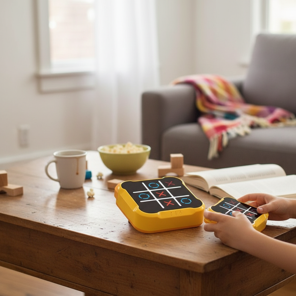 Electronic Tic Tac Toe Game with LED Display