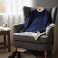 Men's Cashmere Jumper - Luxury Crew Neck Sweater