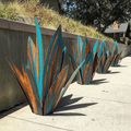 Solar Agave Garden Lamp - Handmade Outdoor Light