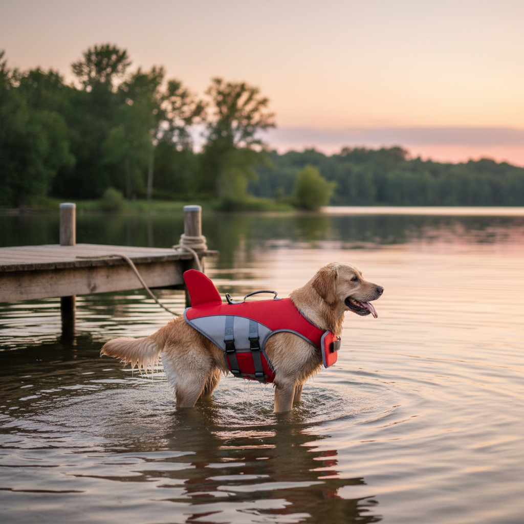 Dog Life Jacket with Removable Float