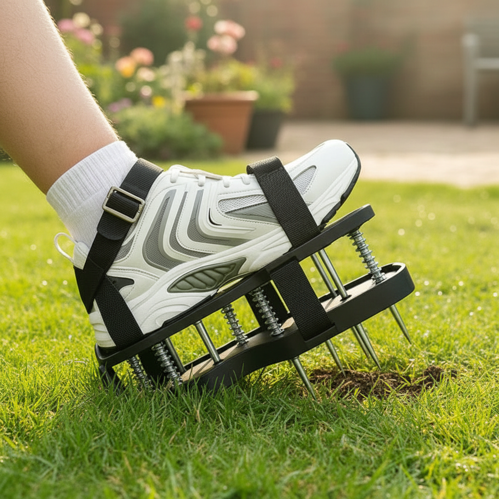 Lawn Aerator Shoes - Easy Yard Care by Walking
