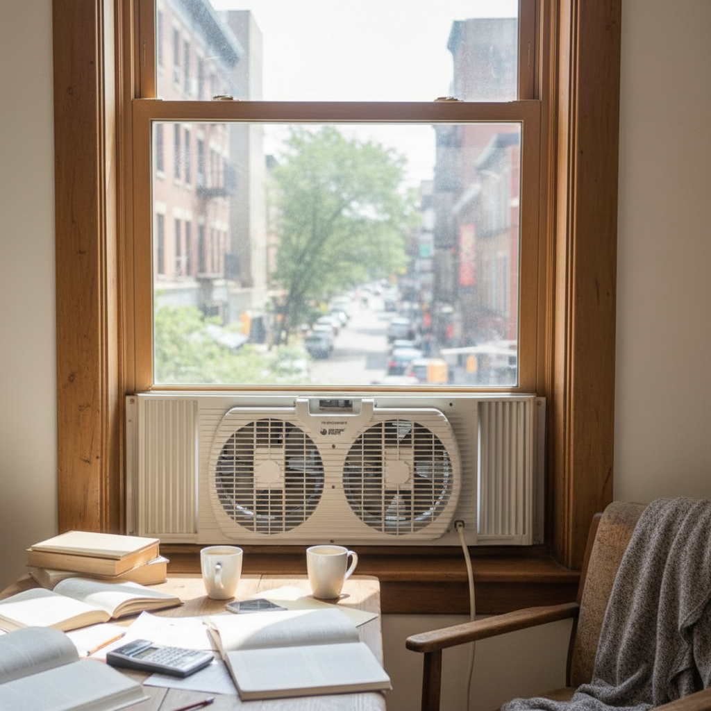 Twin Window Cooling Fan System | AtlasBay