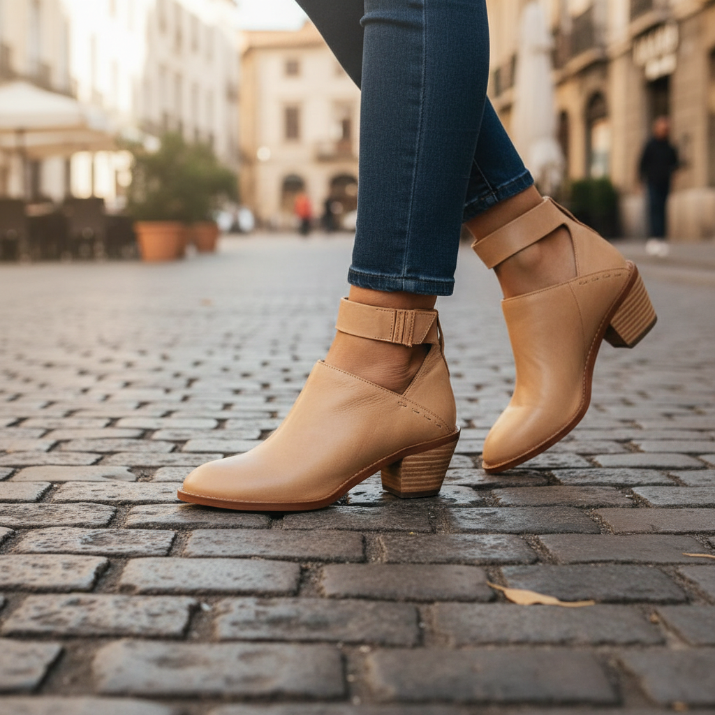 Women's Elegant PU Leather Shoes - Comfortable & Stylish
