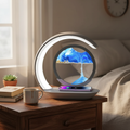3D Sand Art Table Lamp with Wireless Charger