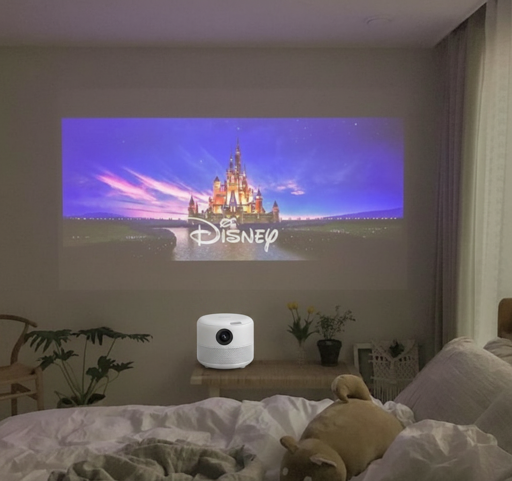 AtlasBay Mini Movie Projector - Portable Home Theater