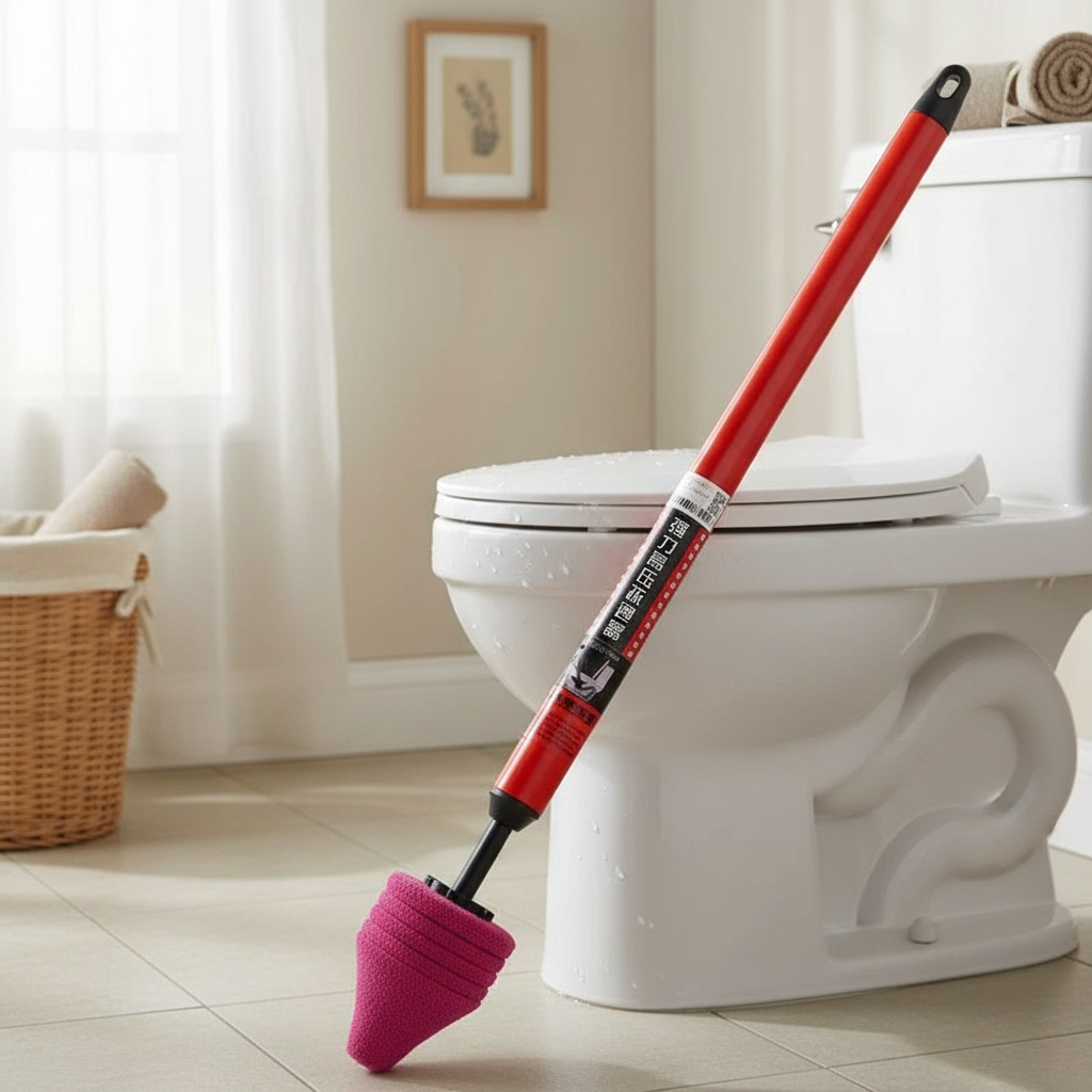 High-Pressure Toilet Plunger with Air Pump