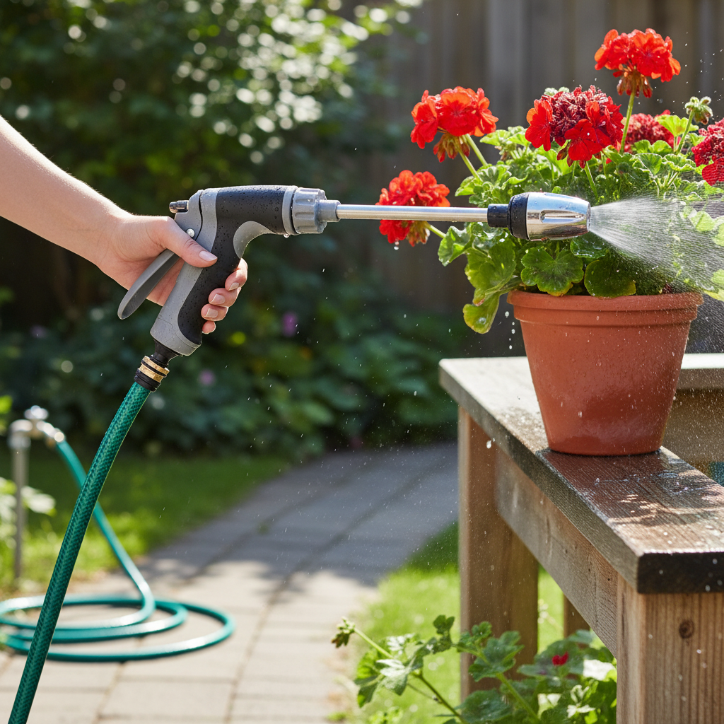 High-Pressure Garden Hose Nozzle Washer