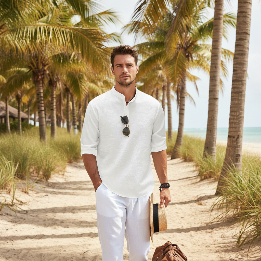 Men's Cotton Summer Shirt | Breathable Casual Wear