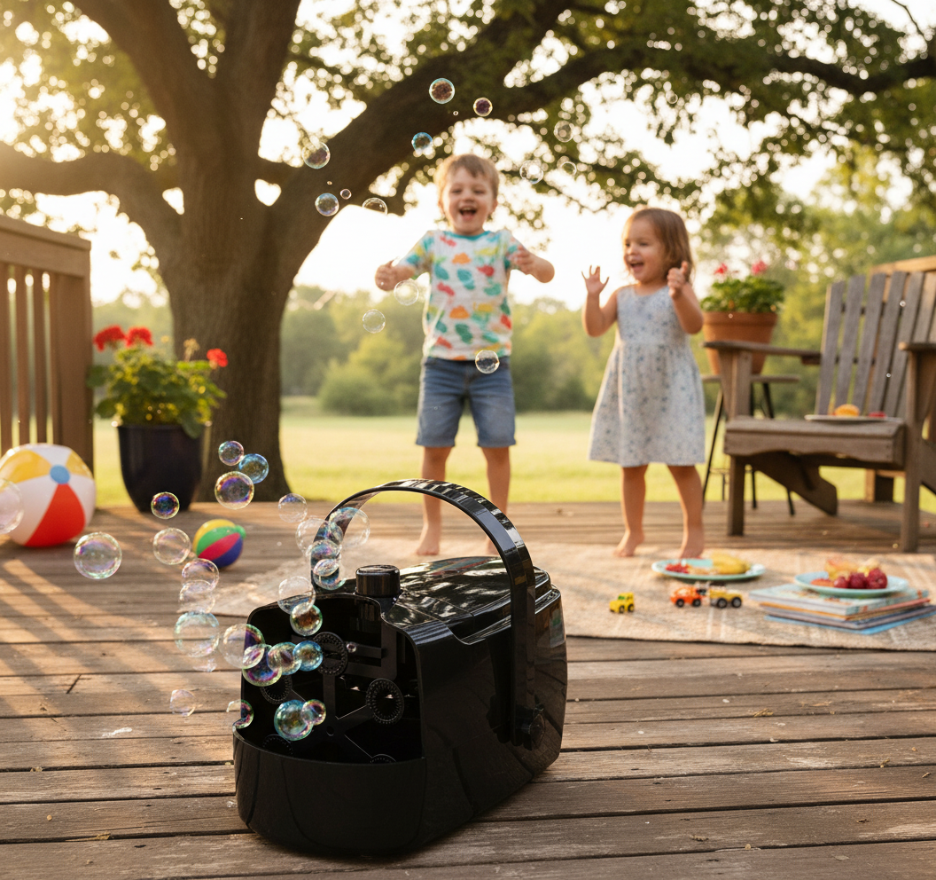 Automatic Bubble Machine Blower for Kids