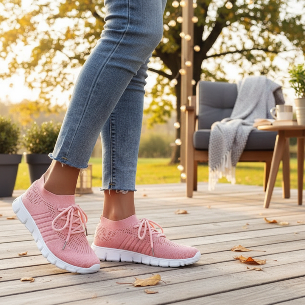 Women's Orthopedic Sneakers in Gray
