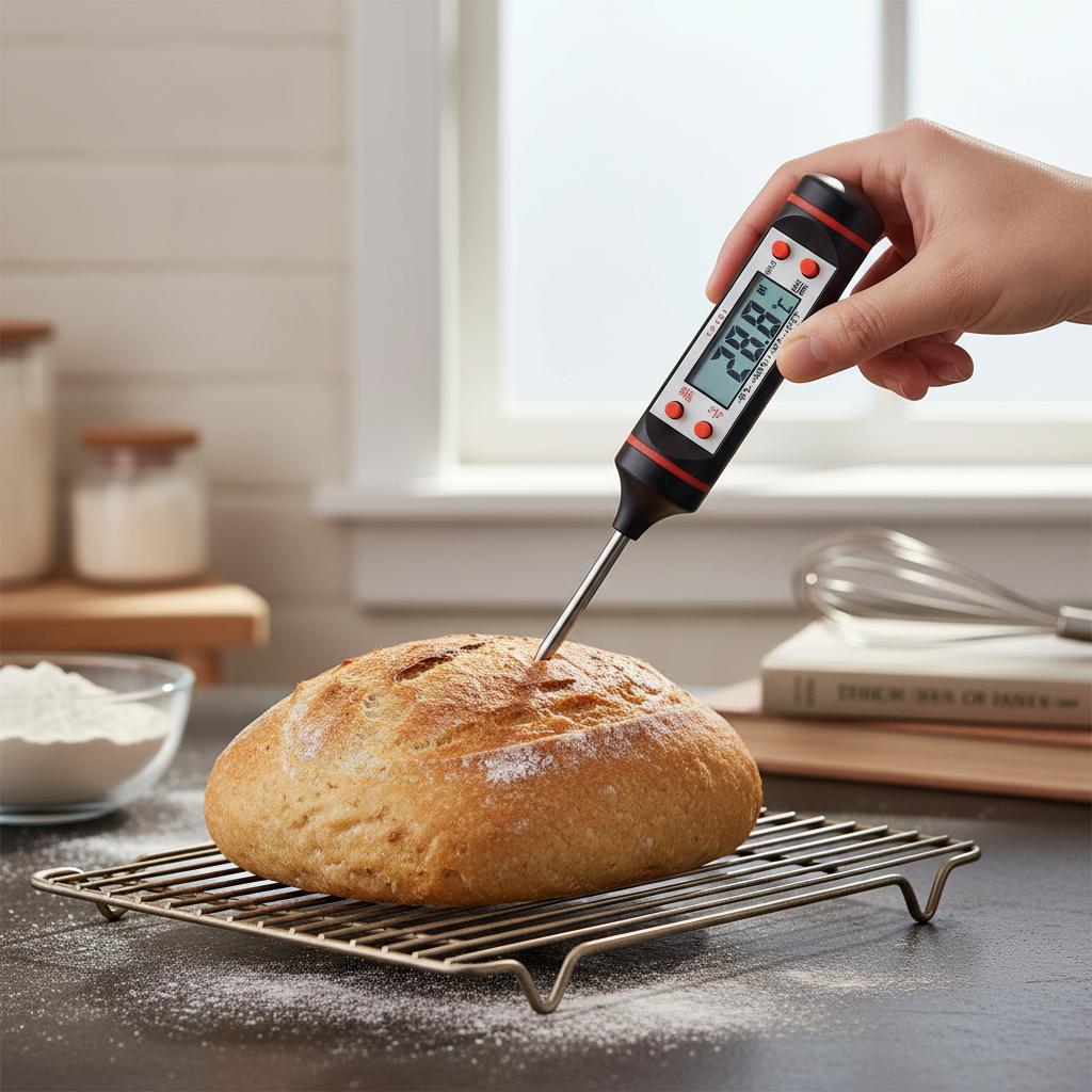 Digital Cooking Thermometer with LED Display
