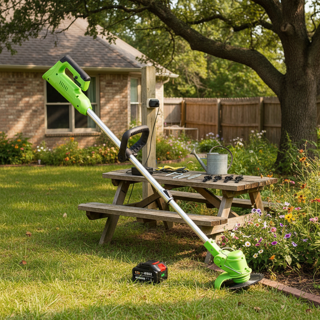 Cordless Electric Grass Trimmer - AtlasBay