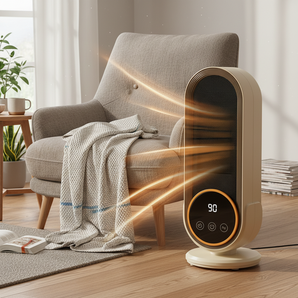 Mini Space Heater with Remote Control
