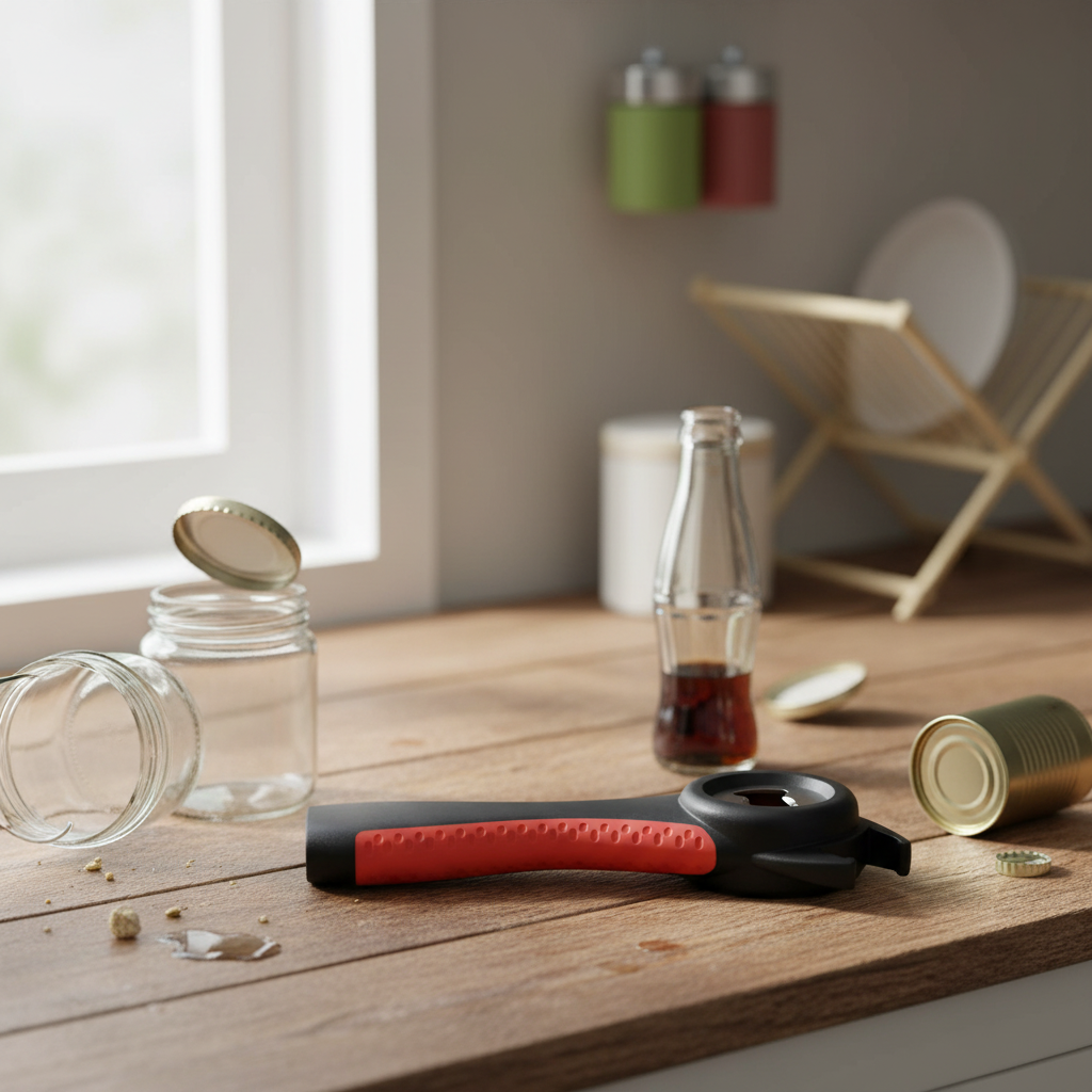 6 in 1 Multi Opener for Jars, Bottles & Cans