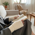 Women's Plush Fingerless Gloves - Cozy Winter Warmth