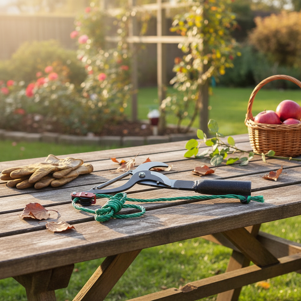 Extension Pruning Shears with Pulley System