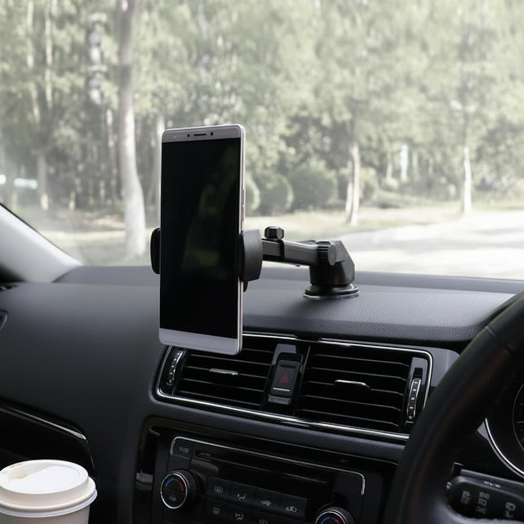 Retractable Car Phone Mount Holder
