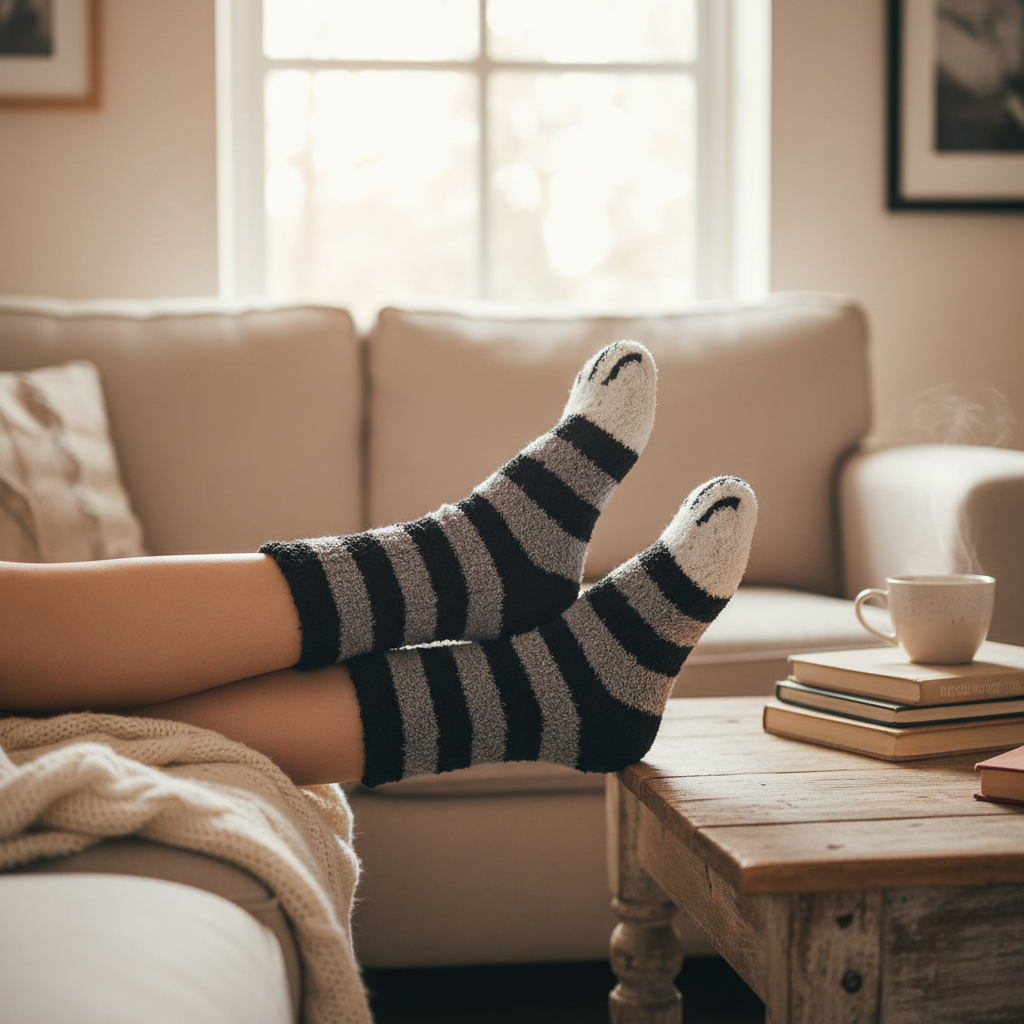 Cat's Paw Winter Socks - Cozy & Warm