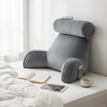Backrest Pillow with Arms & Adjustable Headrest