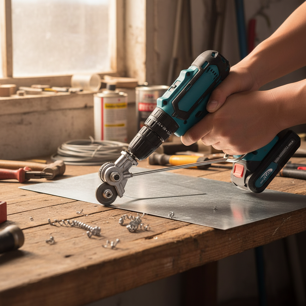 Metal Cutting Adapter for Drill