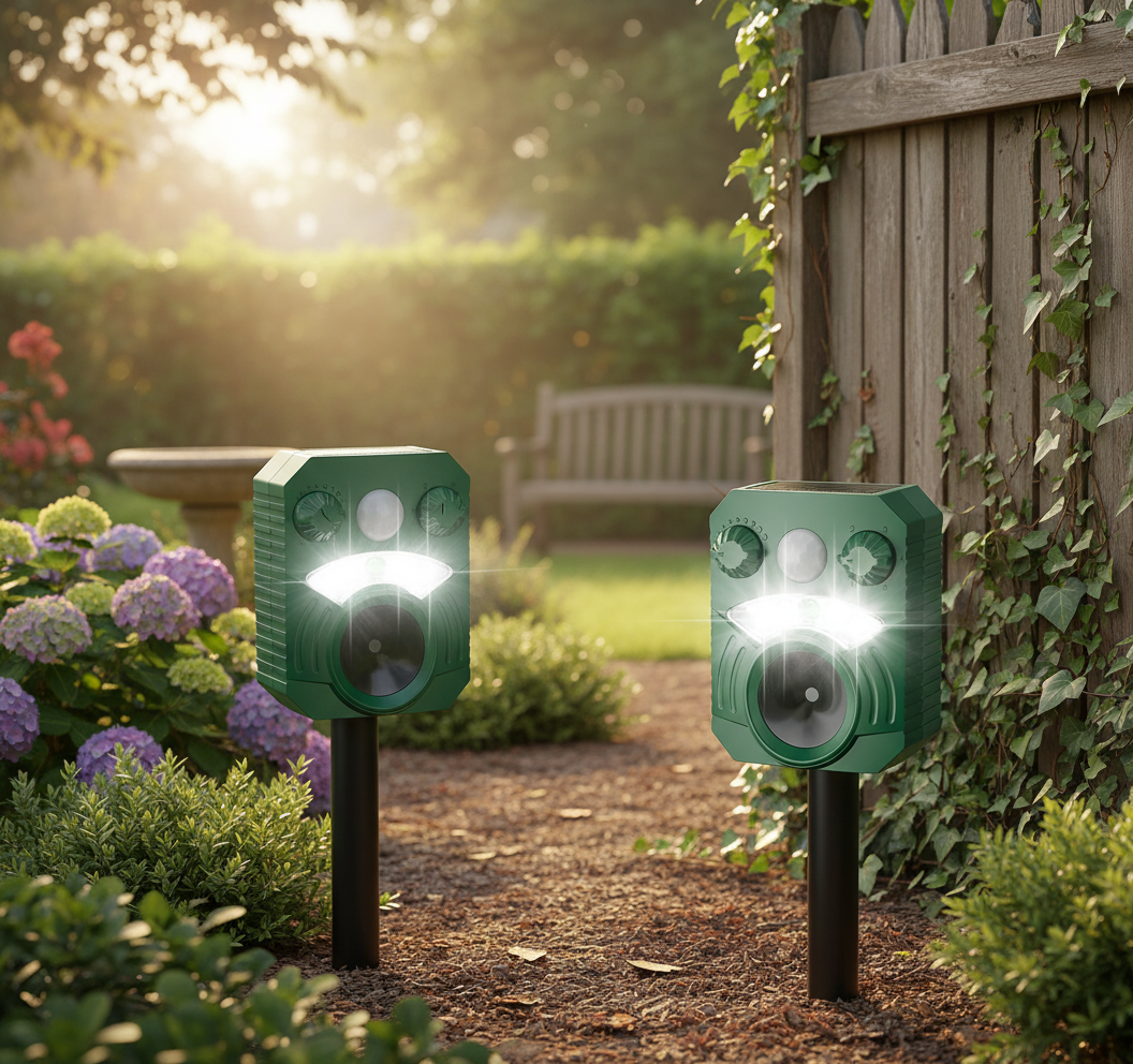 Ultrasonic Cat & Dog Deterrent with Motion Sensor