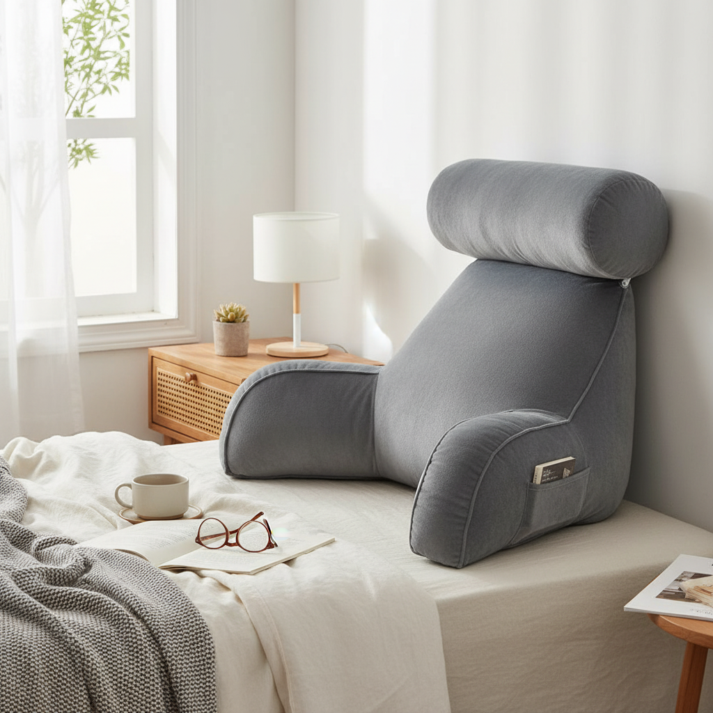 Reading Pillow with Arms for Bed