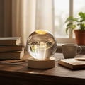 3D Engraved Sphere Lamp with Touch Control
