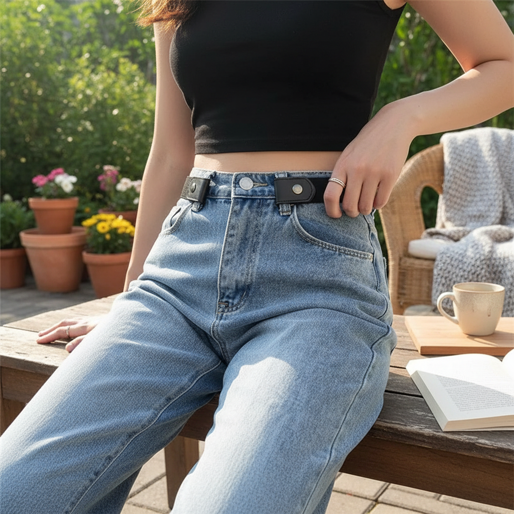 Invisible Elastic No Buckle Belt for Men & Women