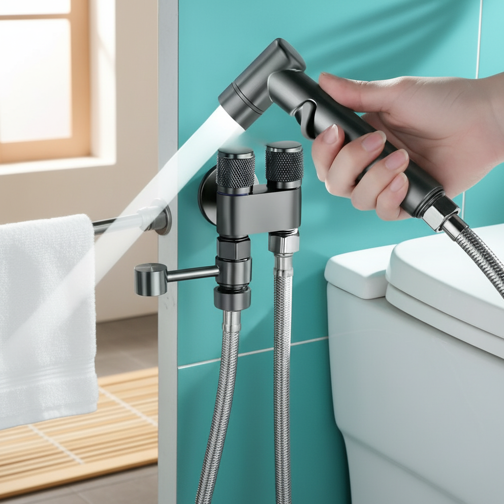 Toilet Bidet Spray Faucet with Handheld Sprayer