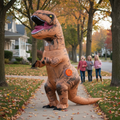 Inflatable T-Rex Costume with Battery Fan