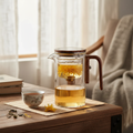 Glass Teapot with Infuser & Water Separation