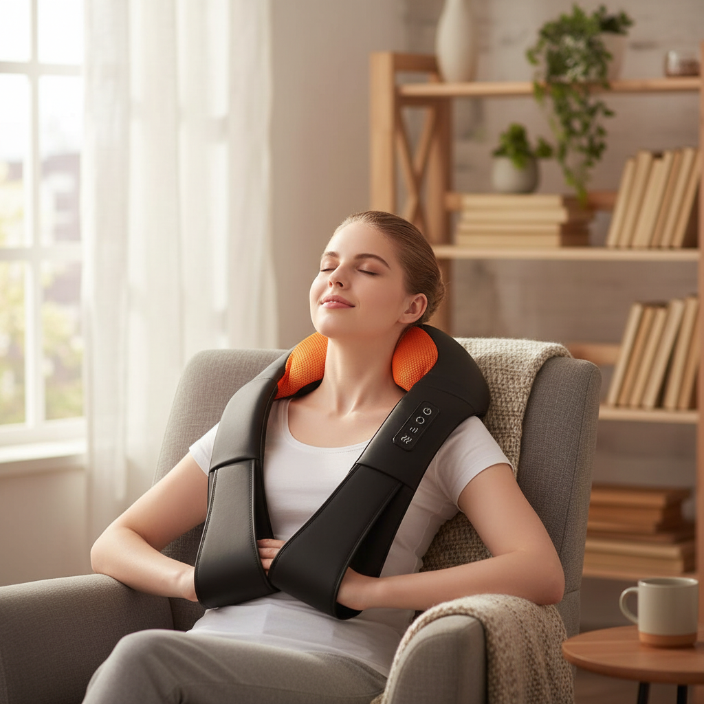 U-Shaped Electric Neck and Shoulder Massager