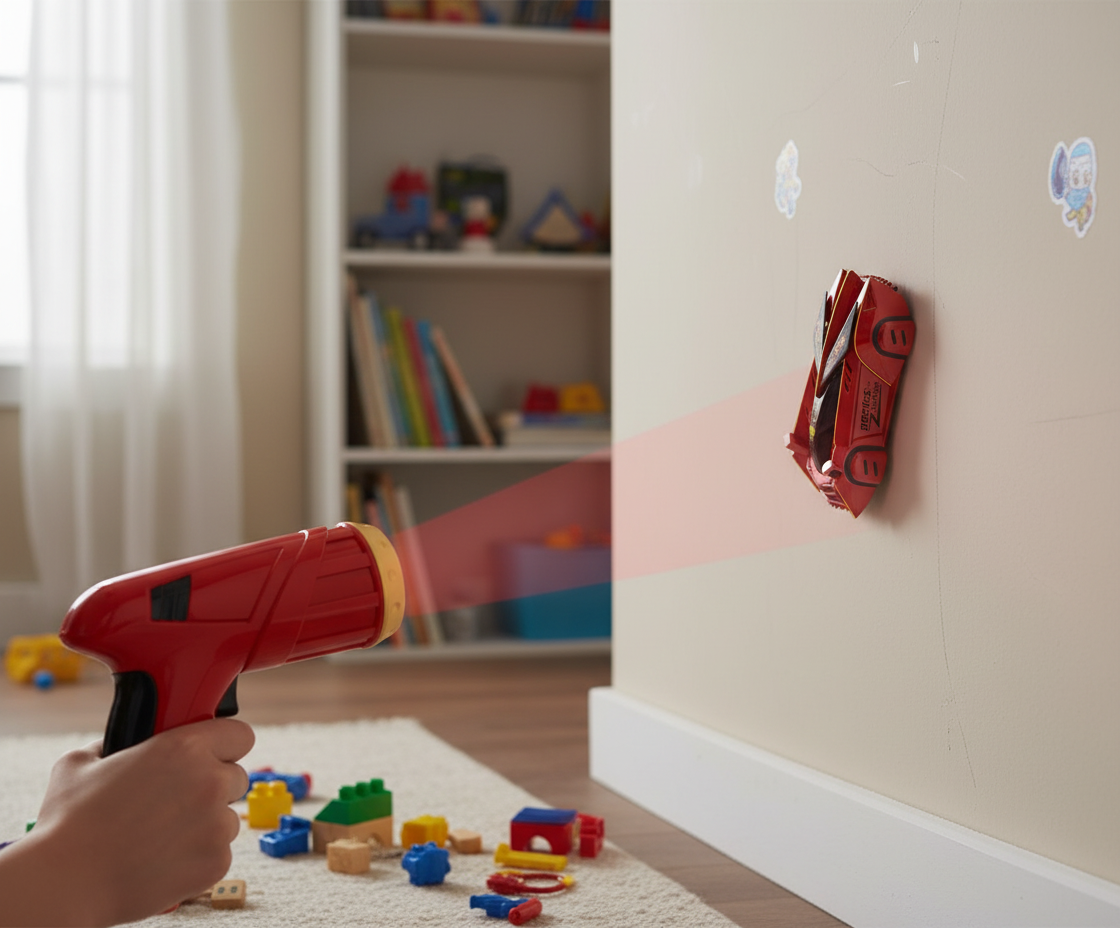 Laser-Controlled Wall Climbing RC Car Toy