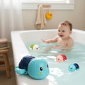 Wind-Up Swimming Bath Toys for Toddlers