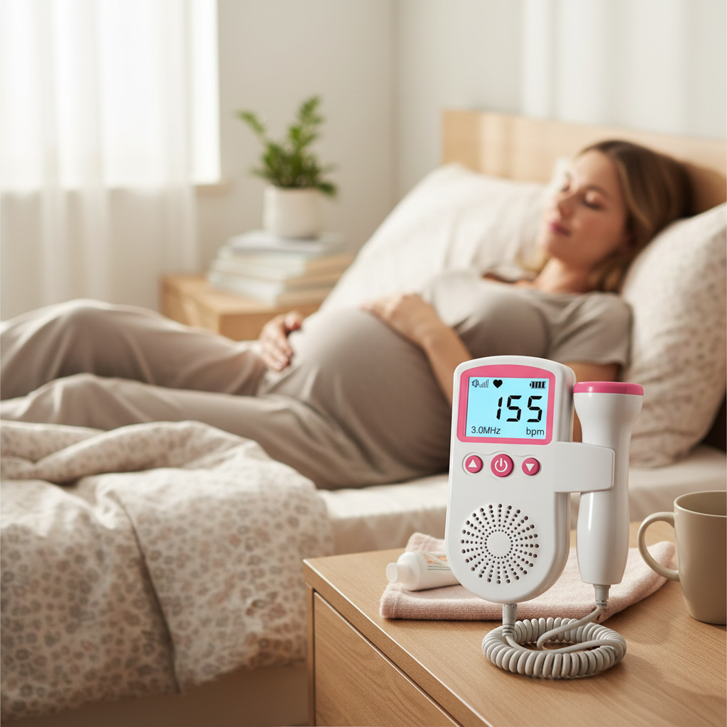Fetal Doppler Heart Rate Monitor for Home & Professional Use
