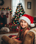 LED Santa Hat with Color-Changing Lights