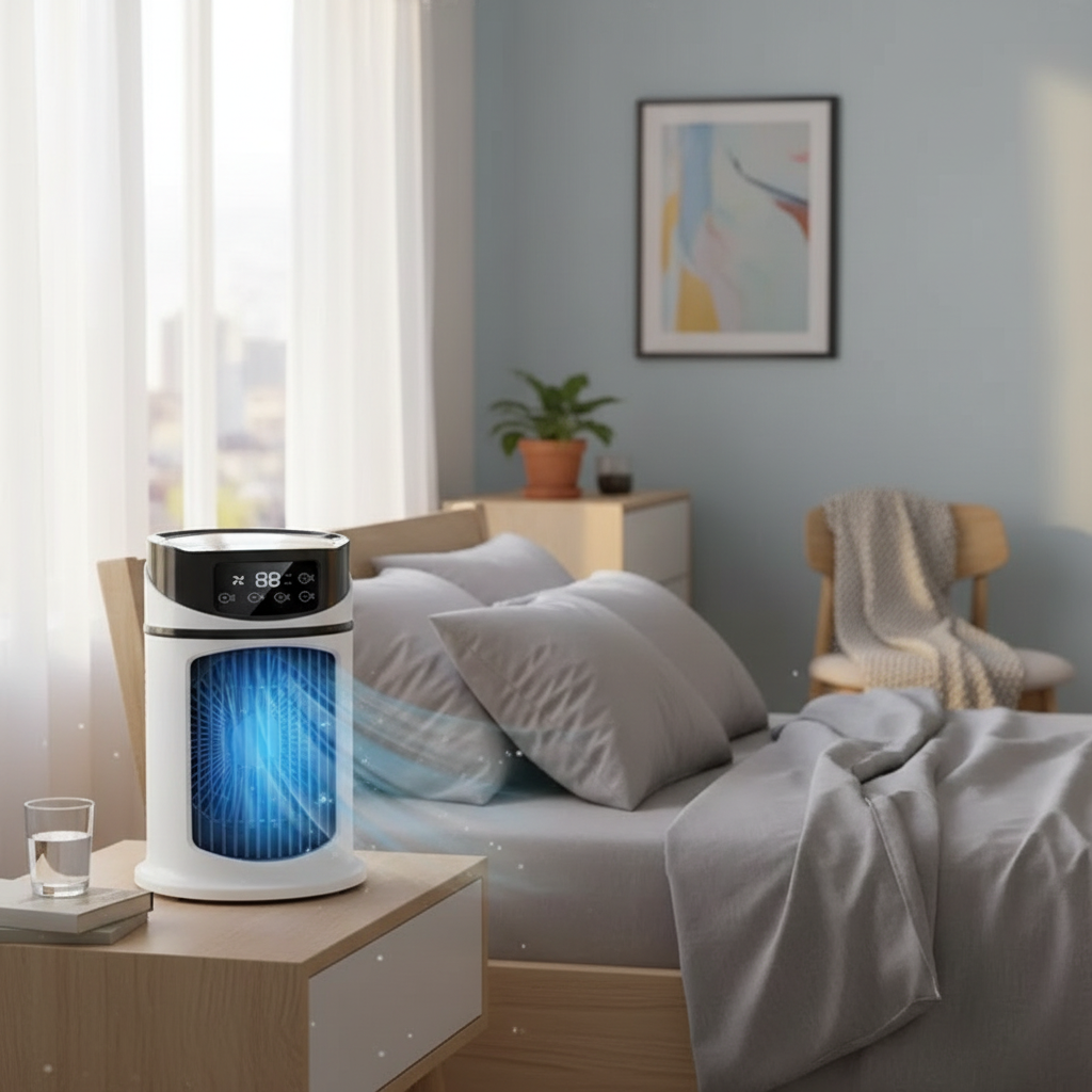 Portable Air Conditioner with Humidifier & Fan